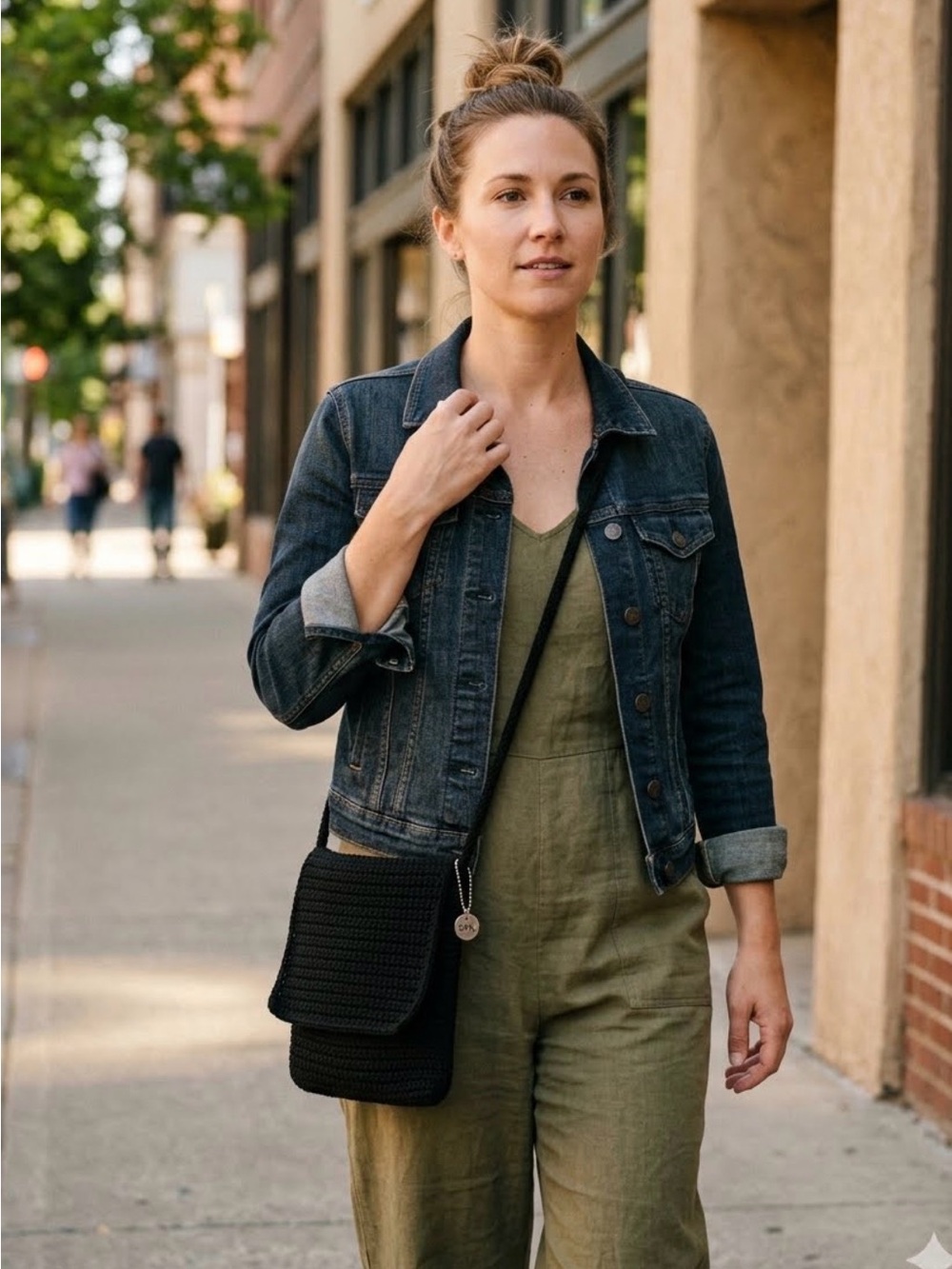The Sak Black Hand-Knit Crossbody Purse - Picture 2 of 6